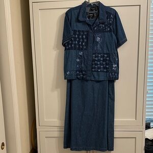 Erika Blue Denim Dress
